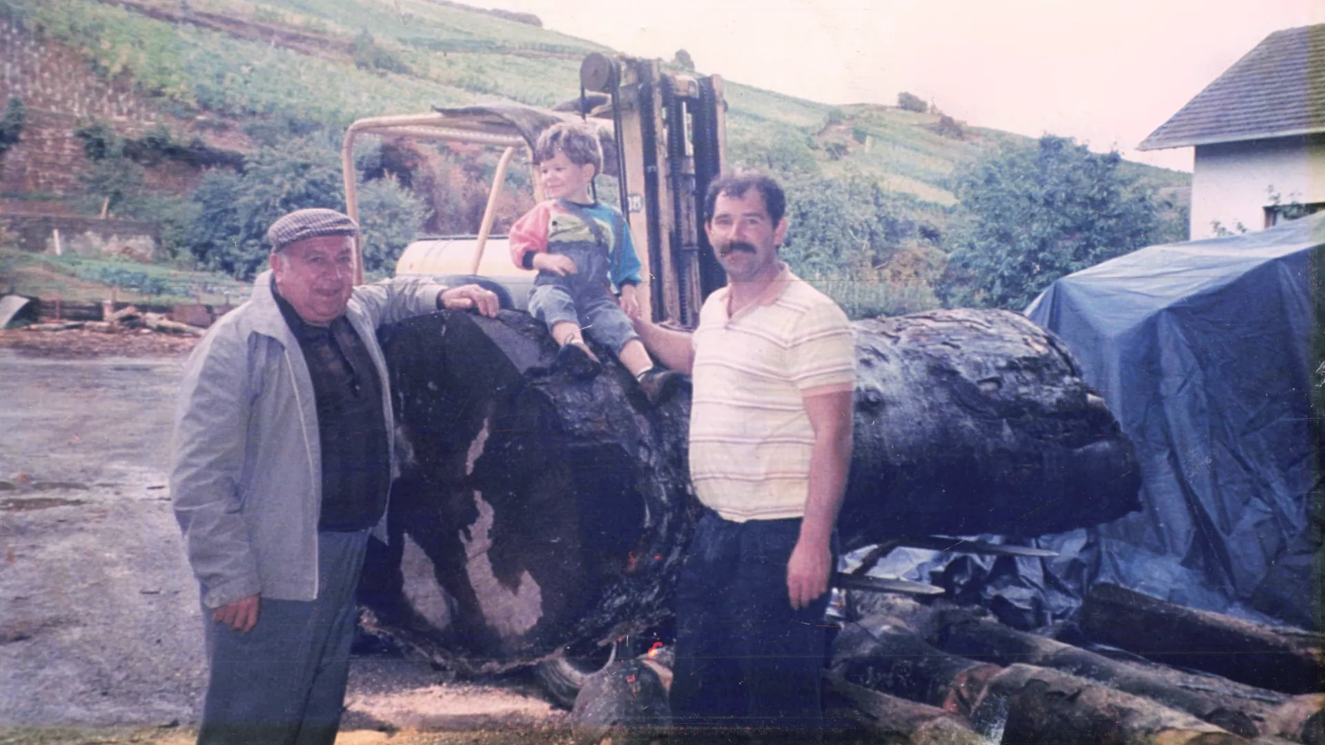 3 Générations de la famille Achatz - Jean Achatz Père, Ralph Achatz, Jean Achatz